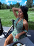 "COSMOPOLITAN" floral dress - green